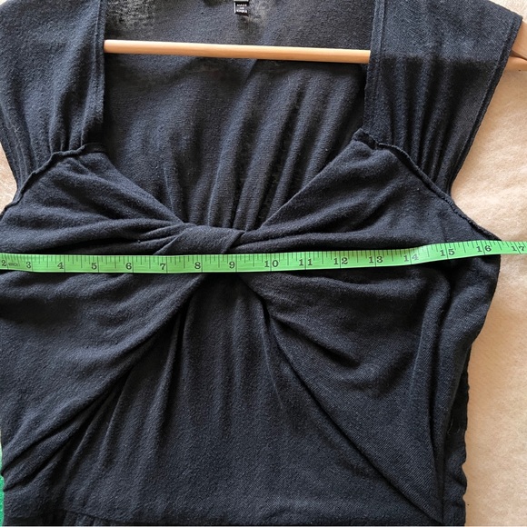 Black ROBERT RODRIGUEZ Dress sz 6- 100% linen - Picture 9 of 9